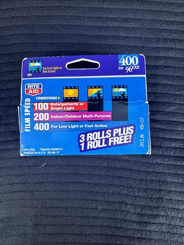 Rite Aid 35 Color Photo Film 4er Pack ISO200 DX 135/96 Expired 06/13 - Bild 4 von 4