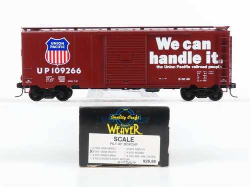 Coche de caja Union Pacific a escala O modelos artesanales de calidad de 2 rieles Weaver 3051 UP #109266 | Zustand: Used