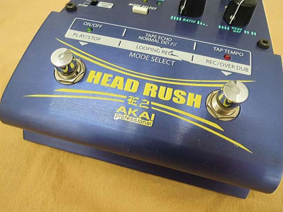 Pedal de efectos Akai E2 Headrush Delay/Tape Eco y Looper usado de Japón Foto 2 de 4