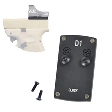 D1 Sight Mount Plate - G17 19 22 26 27 34 35 37 41 Mounting Plate for Mini Re...