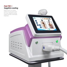 Diode Laser 755 808 1064nm 3 Wavelengths Hair Removal Laser Machine Cooling Head