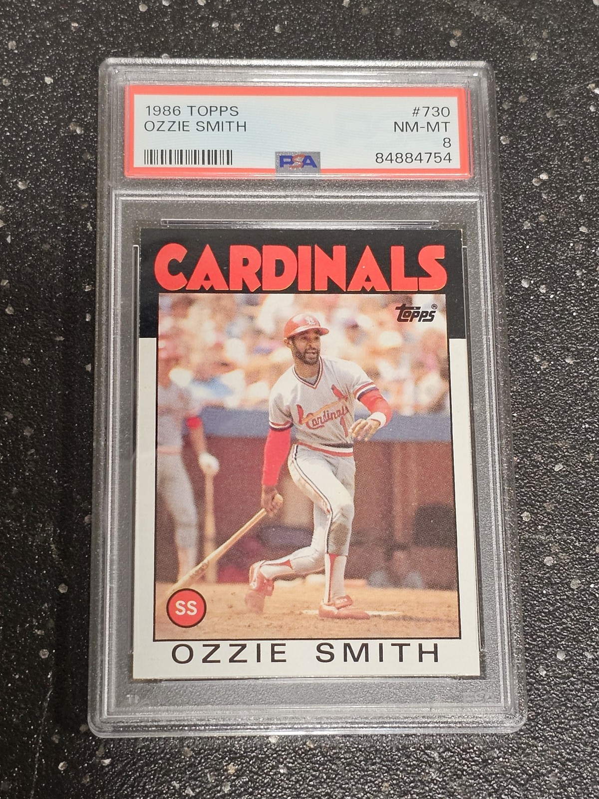 Baseball 1986 Topps Ozzie Smith #730 PSA 8 Near Mint HOF