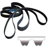 450-SLV5-9 Megadyne Isoran Silver Metric Timing Belt (450-5M-9)