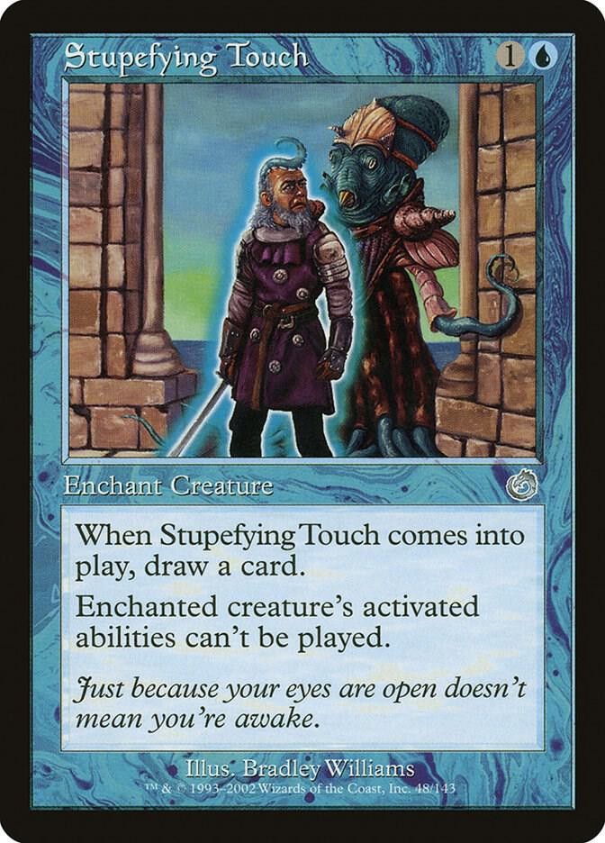 Stupefying Touch 48 Uncommon Torment Magic: The Gathering Near Mint