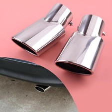 2x Stainless Steel Muffler Tip Exhaust Pipe Fit For Toyota Highlander 2020-2021