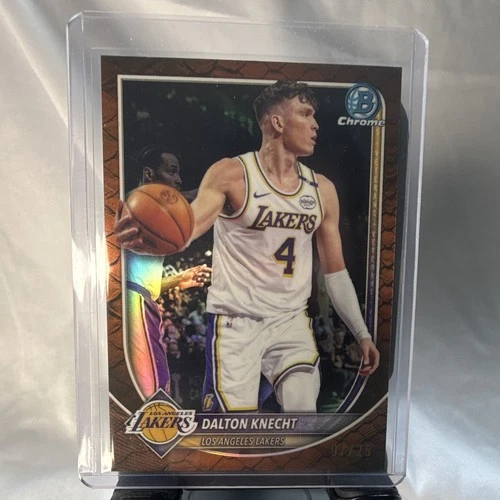 Topps 2025-26 Bowman Chrome Dalton Knecht Lakers #BCV-194 /25 Parallel