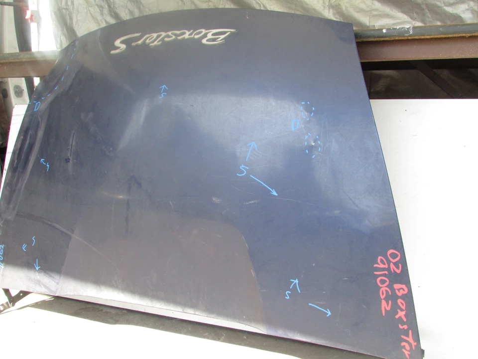 1997-2004 Porsche Boxster 986 Rear Trunk Engine Top Hood Lid Cover dark blue OEM Foto 2 de 4