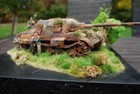1/35 gebaut, built, German Sd.Kfz.186 Jagdtiger, Diorama mit 4 Figuren, s.Pz.J.