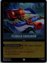 Plunger Crossbow 200/204 Cold Foil Wilds Unknown Lorcana