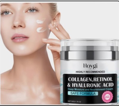 Retinol + Collagen, Hyaluronic Acid, Vitamin E AntiAging Wrinkle Cream