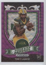 2021 Panini Prizm Draft Picks Crusade Purple Wave Prizm Trey Lance #164 0a6