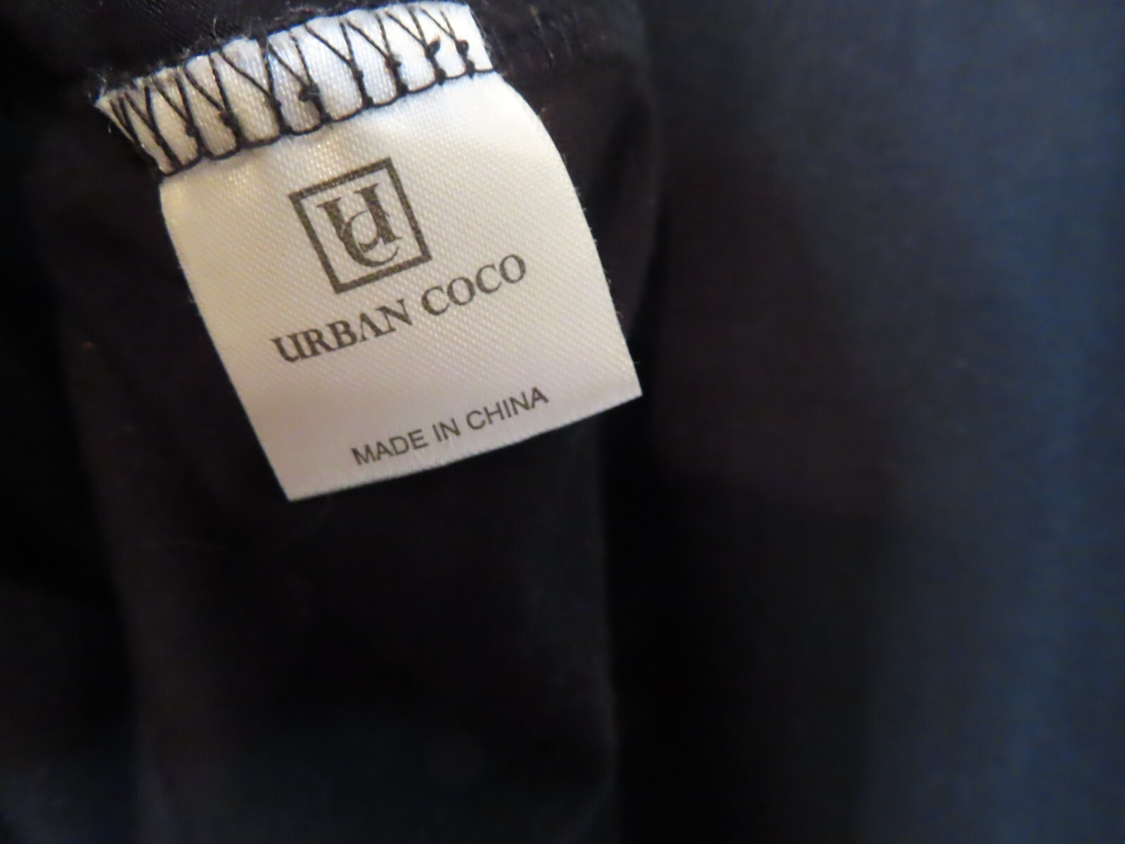 Women's URBAN COCO Closet Basic Size M Black Knit Top Short Sleeves Stretchy image 5