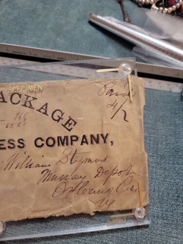 Antique American Express Company Envelope With Wax Seals - Picture 4 of 7