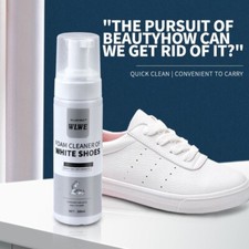 Professional White Shoe cleaning foam,200ML, Clean shoes makes sneakers refreshe