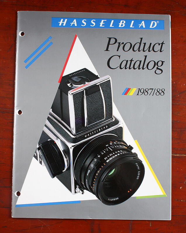アトラス HASSELBLAD PRODUCT CATALOG 1987/1988, STAPLES REMOVED/206273 | eBay