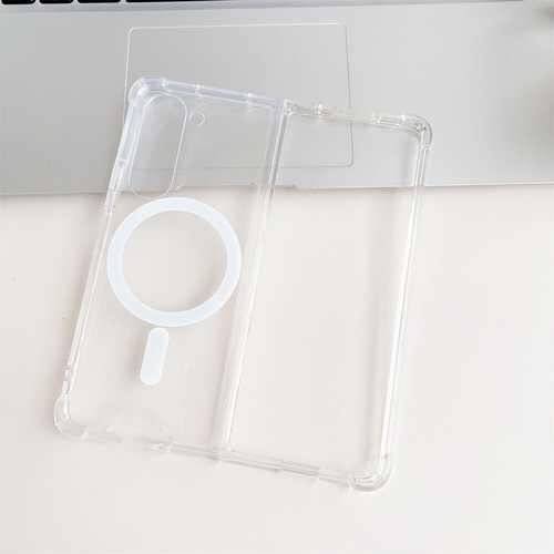Funda delgada magnética transparente a prueba de golpes Mag Safe plegable 6/5/4/3 para Samsung Galaxy Z - Imagen 6 de 19