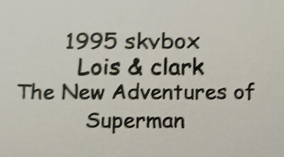 1995 SkyBox Lois & Clark Adv o Superman Foils L&C 3 Able to leap