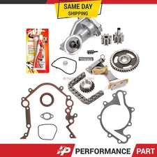 Timing Chain Kit Oil Pump Cover Gasket for 90-04 Ford F150 Mustang 3.8 3.9 4.2