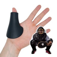 Catcher's Thumb Guard for Baseball & Softball in 2 Sizes (Adult/Youth) - Sili...