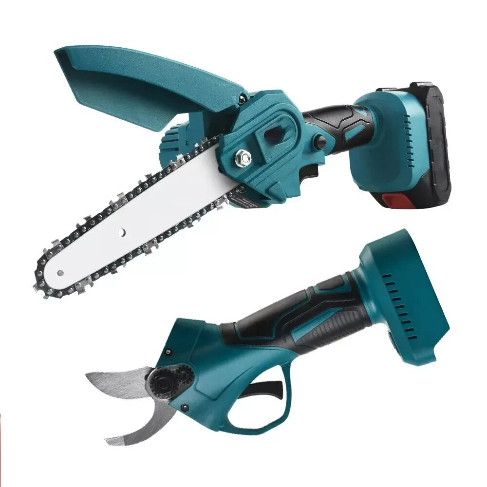 KIT POTATURA MOTOSEGA 6" E FORBICE CESOIA 2 BATTERIE 48V E ASTA TELESCOPICA 2,5M - Foto 8