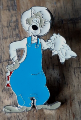 Figurine Ancienne En Plâtre Droopy / Tex Avery - Dessin Animé Vintage