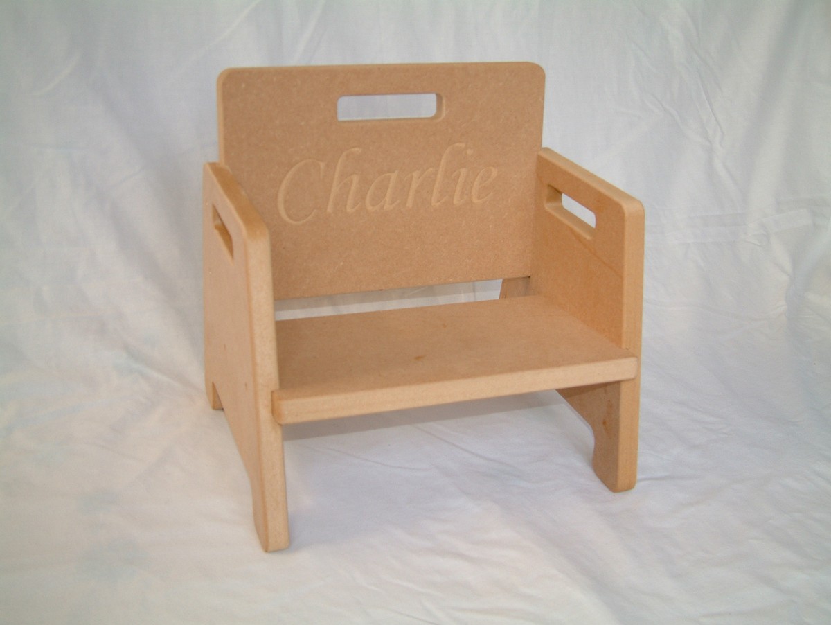 DIY Baby Toddler Chair Personalisable with ANY Text! Perfect Christmas  Present!