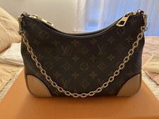 Louis Vuitton Natural Authentic Monogram Canv...