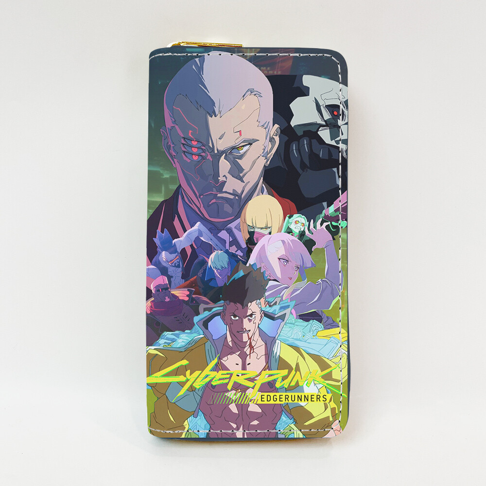 Cyberpunk/2077 Edgerunners- Rebecca- PU Wallet Zip Long Anti-theft