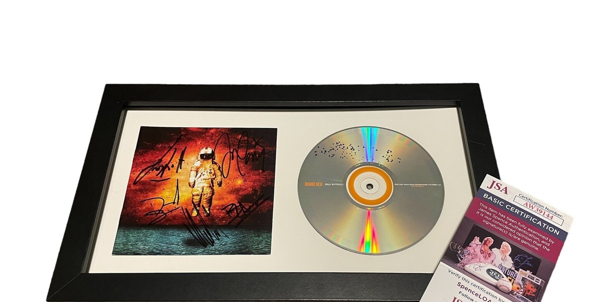 BRAND NEW BAND SIGNED AUTOGRAPH x5 DEJA ENTENDU FRAMED CD JESSE