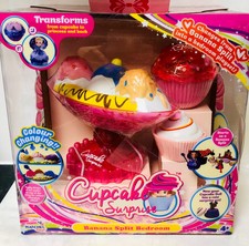 cupcake surprise banana split