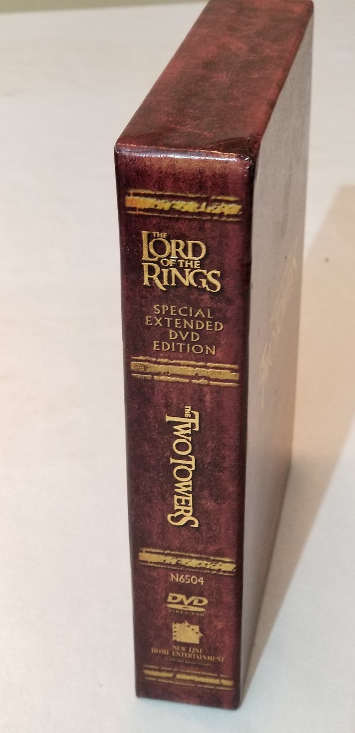 The Lord of the Rings: The Two Towers Extended Edition (DVD, 2003, 4 ...