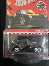HOT WHEELS RLC RED LINE CLUB EXCLUSIVE 1986 PORSCHE 959 IN PROTECTOR