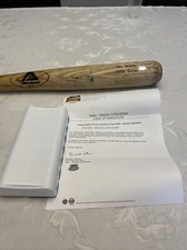 Carlos Gomez Akadema U.S.A. Game Used Bat #27 Mets Steiner Letter Of Authenticit