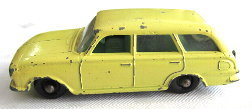 Vintage LESNEY MATCH BOX CAR No. 38 Vauxhall Victor Estate Car, Yellow