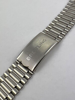 SELTENES 22 MM VINTAGE BREITLING EDELSTAHL NSA NOVAVIT ARMBAND