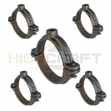 Highcraft 1-1/4"-4"in Malleable Iron 2PC Split Ring Pipe Hanger 5 Pack New USA