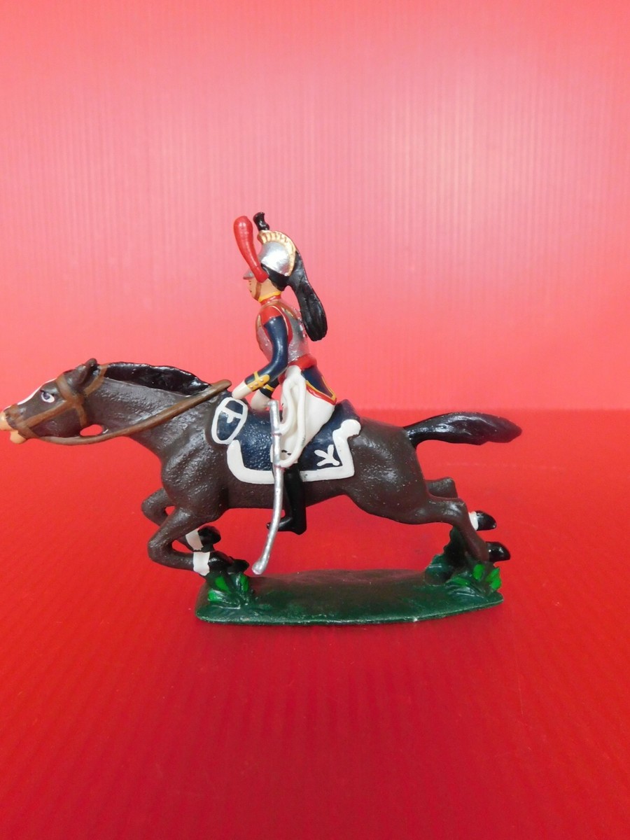 Soldat CBG Mignot - Cuirassier 1er Empire, Charge De Friedland, Plomb Peint 1/32 (60mm)