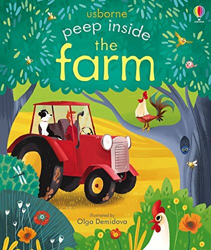 Peep Inside the Farm By Anna Milbourne,Olga Demidova