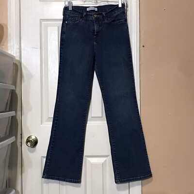 Levis 512 Perfectly Slimming Womens Jeans Bootcut Stretch Size 6M Washed Blue