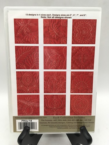 Anita Goodesign - Trapunto Blocks CD Quilting Projects 13 disegni spedizione gratuita - Foto 2 di 4