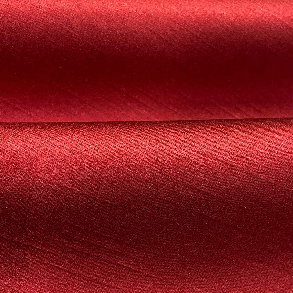5 yardas / 4 colores / Tela jacquard de peso medio rojo borgoña liso Foto 3 de 4
