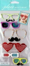 Jolee's HATS/GLASSES/NOSES variety embellishment stickers~U Choose~Quick Ship!