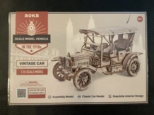 ROKR Vintage Car Scale Model Vehicle MC801 3D Wooden Puzzle 14+ Robotime
