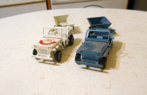 Willys CJ2A Jeep Trailer Gama MB M38 CJ5 CJ3A CJ7 Diecast 1:43 Matchbox Matel - Picture 5 of 9