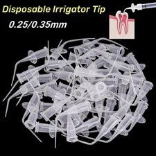 Dental Disposable Needle Syringe Tip Endo Irrigation Irrigator Tips 0.25/0.35mm