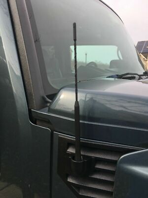 31" Black Power Radio Antenna Mast For GMC Sierra 1500/2500/3500 (2006-2025) - Direct Fit 8 thumbnail image
