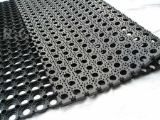 Gummimatte Schmutzfangmatte Ringgummimatte Ringmatte Wabenmatten 40x60-100x150cm