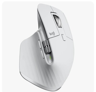 NEW Logitech MX Master 3S For Mac Performance Wireless Mouse Pale Gray