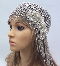 Great Gatsby Art Deco Flapper 1920s Hat Cloche