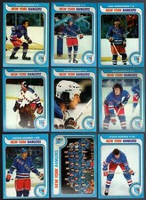 1979 Topps Team SET Lot of 18 New York RANGERS NM+ ESPOSITO NILSSON HEDBERG JD